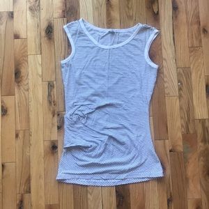James Perse striped stretch tank top 2